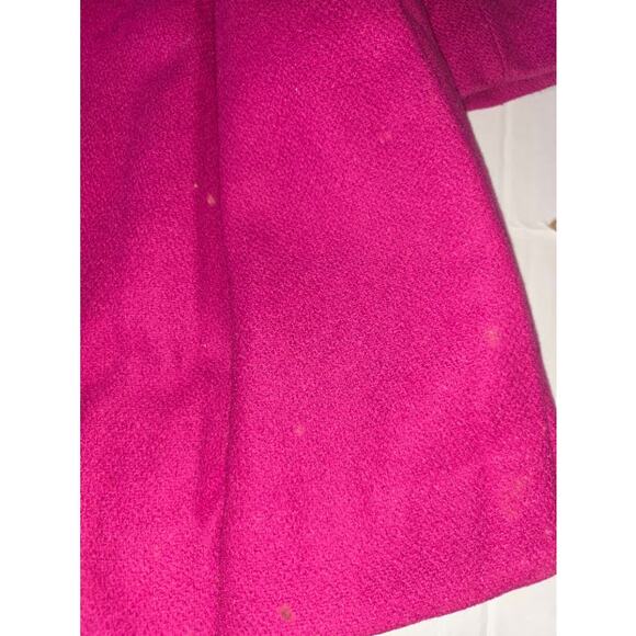 Vintage Rothschild Fuchsia Pink Wool Coat and Hat Size 6 Coquette - Picture 11 of 13